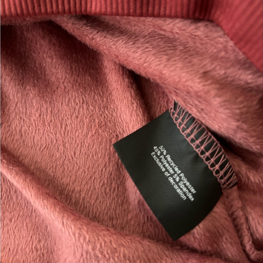 Summersalt The Plush Velour Relaxed Crew SZ Medium Pink 90s Y2K Soft Retro - Picture 4 of 5